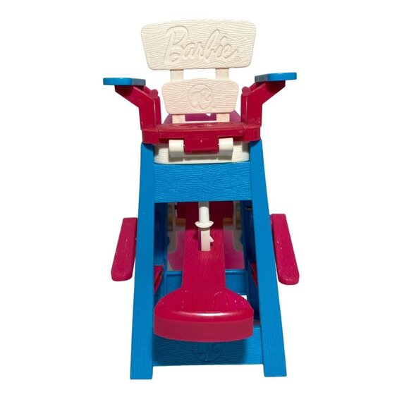 Barbie I Can Be A Lifeguard Chair Dolphin Life Preserver Replacements V7124 2011 - Picture 3 of 16